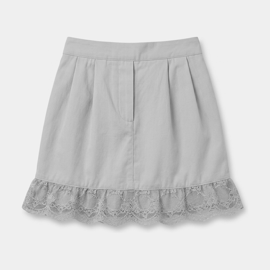 아동 버튼 프릴 치마 0065 렌더 이미지