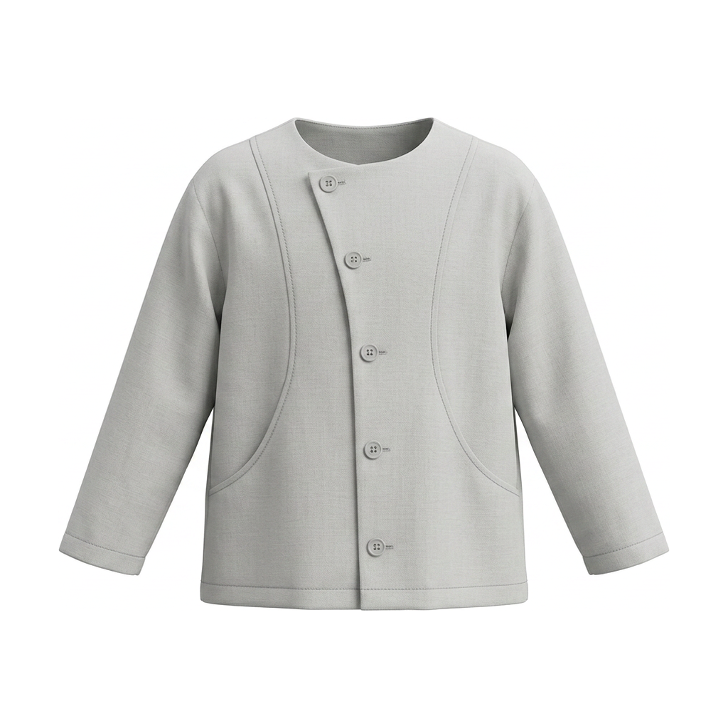아동 언밸런스 버튼 자켓 0040 렌더 이미지