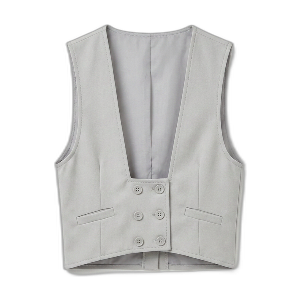 아동 더블 웰트포켓 베스트 0041 렌더 이미지