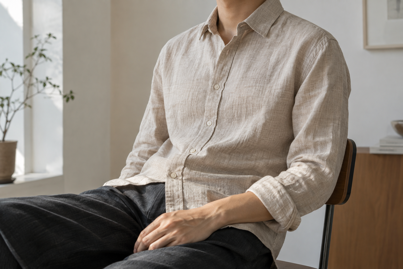 아침에 다린 리넨 셔츠, 왜 벌써 구겨졌을까? | Faddit